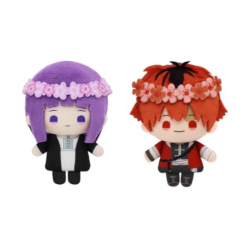 Qixiaan Niedlicher Plüsch-Anhänger, Anime-Himmel, Plüschfigur, PP-Baumwolle, Kissen, weich, gefüllt, 10 cm, Kranz-Stil, Anime-Charakter, Figur, Desktop-Ornament Qixiaan Niedlicher Plüsch-Anhänger, Anime-Himmel, Plüschfigur, PP-Baumwolle, Kissen, weich, gefüllt, 10 cm, Kranz-Stil, Anime-Charakter, Figur, Desktop-Ornament von Qixiaan