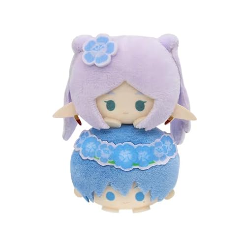Qixiaan Niedlicher Plüsch-Anhänger, Anime-Himmel, Plüschfigur, PP-Baumwolle, Kissen, weich, gefüllt, 10 cm, Kranz-Stil, Anime-Charakter, Figur, Desktop-Ornament von Qixiaan