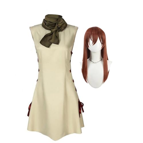 Qixiaan Ogawa Yuzuriha Cosplay Kostüm Anzug Anime Ärmelloses Kleid Cosplay Set Halloween Karneval Dress Up Party von Qixiaan