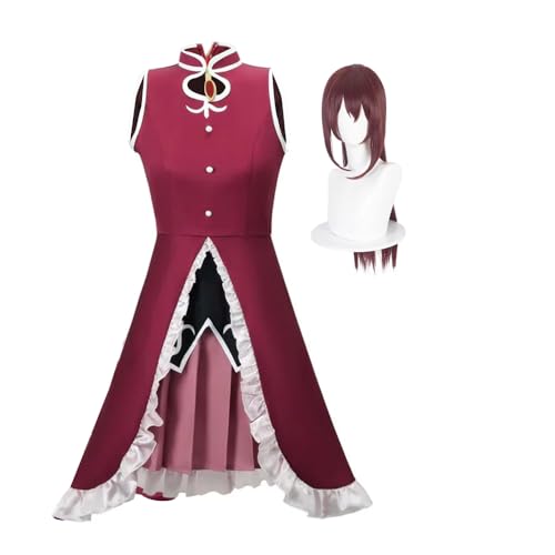 Qixiaan Sakura Kyouko Cosplay-Kostüm, Outfit mit Perücke, Kopfschmuck, Sakura, Kyouko, Cosplay, Rollenspiel, Uniform, komplettes Set, Halloween-Party, Anzug, für Damen und Mädchen Qixiaan Sakura Kyouko Cosplay-Kostüm, Outfit mit Perücke, Kopfschmuck, Sakura, Kyouko, Cosplay, Rollenspiel, Uniform, komplettes Set, Halloween-Party, Anzug, für Damen und Mädchen von Qixiaan