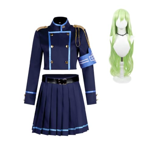 Qixiaan Tachibana Nozomi/Tachibana Hikari Cosplay Kostüm Outift Damen Blau Uniform Set Halloween Karneval Party Dress Up Anzug mit für Fans Qixiaan Tachibana Nozomi/Tachibana Hikari Cosplay Kostüm Outift Damen Blau Uniform Set Halloween Karneval Party Dress Up Anzug mit für Fans von Qixiaan