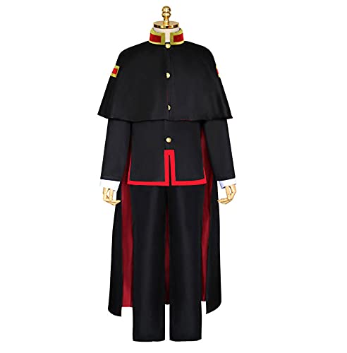 Qixiaan Yugi Amane Kostüm Anime Verkleidung Uniform Komplettes Set Yugi Amane Schiebermütze Schuluniform für Halloween Weihnachten Karneval von Qixiaan