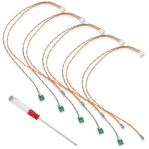 Ersatz Ohren and Ersatzkabel mit Schraubendreher, nur äußere Ohren, Kabelersatz für Toniebox,Ersatzteile für Tonies Lautstärketaste (5 Netzkabel) von Qixiang CB