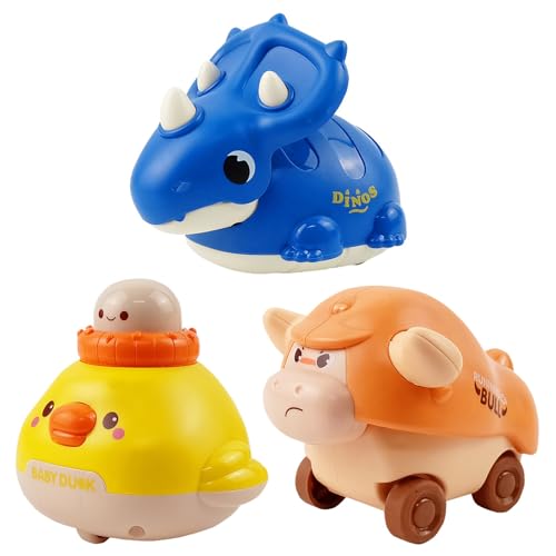 Qixuer Auto Spielzeug, 3 Stück Press and Go Spielzeugautos ab 1 Jahr Jungen und Mädchen,für Kleinkinder ab 1 2 3 Jahren Als Geschenk für Kinder Qixuer Auto Spielzeug, 3 Stück Press and Go Spielzeugautos ab 1 Jahr Jungen und Mädchen,für Kleinkinder ab 1 2 3 Jahren Als Geschenk für Kinder von Qixuer