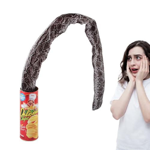 Aprilscherze, Kartoffelchip-Schlangenstreich,Kreative Kartoffelchip-Snacks können Streiche spielen - Knebeldosen-Streiche, Halloween-Witzspielzeug, verängstigtes, urkomisches Spring-Frühlingsspielzeug von Qizeroty
