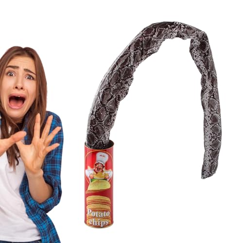 Kartoffelchip-Schlangenstreich, Schlange in der Streich für Kinder - Kreative Kartoffelchip-Snacks können Streiche spielen | Knebeln-Streiche, Halloween-Witzspielzeug, verängstigtes, urkomisches Sprin von Qizeroty