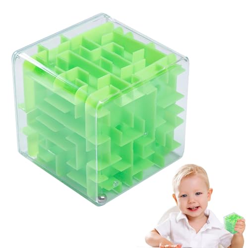 Labyrinth Würfel, 3D Hirnteaser Rätsel Für Kinder, Cube Maze Puzzle Puzzle Bildungsspielzeug, Zappel Interaktives Labyrinthspiel, Party Bevorzugt Geschenk Für Kinder von Qizeroty