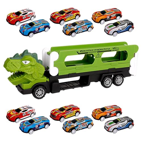 Qizeroty Dinosaurier LKW Spielzeug, Dinosaurier Autotransporter Dino-Autospielzeug, Dinosaurier Transporter Mit 12 Spielzeugautos, Geschenk Für JungenUnd Kinder, Spielzeug Qizeroty Dinosaurier LKW Spielzeug, Dinosaurier Autotransporter Dino-Autospielzeug, Dinosaurier Transporter Mit 12 Spielzeugautos, Geschenk Für JungenUnd Kinder, Spielzeug von Qizeroty