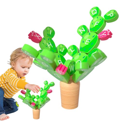 Qizeroty Kaktus -Stapelspielzeug, Balancieren von Kaktusspielzeug | Stapelbalance -Kaktus -Puzzle mit Alphabetdesign - Bauen von Set, lustige Bildungsaktivitäten, Zweigstellen, für, Mädchen Qizeroty Kaktus -Stapelspielzeug, Balancieren von Kaktusspielzeug | Stapelbalance -Kaktus -Puzzle mit Alphabetdesign - Bauen von Set, lustige Bildungsaktivitäten, Zweigstellen, für, Mädchen von Qizeroty