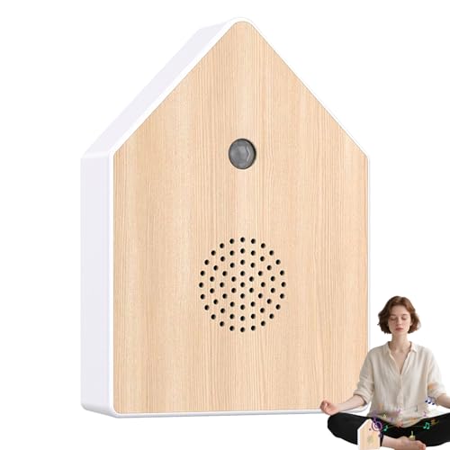 Qizeroty Naturgeräusche Box, Vogelgezwitscher Bewegungsmelder, Naturklänge Für Entspannung & Ruhe, Vogelgezwitscher Sound Box Für Badezimmer, Spas, Gästezimmer, Toiletten Und Freizeitbereiche von Qizeroty