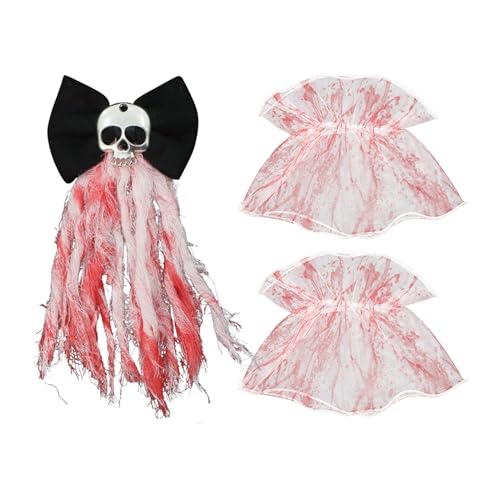 Qizeroty kopf Haarklammer | Gothic Blutig Halloween Haarspangen,3er Set Kostümzubehör Für Rollenspiel Party Verkleidung Cosplay Tag Qizeroty kopf Haarklammer | Gothic Blutig Halloween Haarspangen,3er Set Kostümzubehör Für Rollenspiel Party Verkleidung Cosplay Tag von Qizeroty