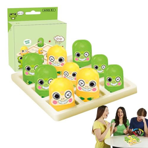 Strategiespiele Für Kinder, MatryoshkaTic Tac ToeSchach Brettspiel, Denken, Das Interaktive Tabletop Spiel Für Geburtstage, Feiertage, Familienversammlungen Zu Trainieren von Qizeroty