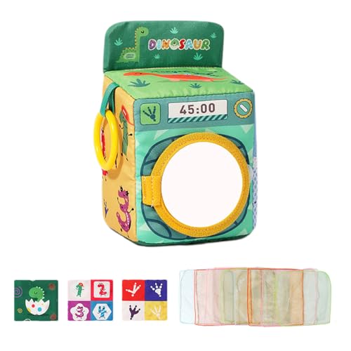 Tissue Toy für Baby, Kinder Tissue Box Sensorisches Spielzeug - Cartoon Crinkle Stoffwaschmaschine Form - Weiches Kautable -Tissue -Box -Sensorikspielzeug Kinder frühes Lernen Spielset für Klassenzimm Tissue Toy für Baby, Kinder Tissue Box Sensorisches Spielzeug - Cartoon Crinkle Stoffwaschmaschine Form - Weiches Kautable -Tissue -Box -Sensorikspielzeug Kinder frühes Lernen Spielset für Klassenzimm von Qizeroty