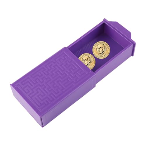Zaubertrick Mit Verschwindender Box, Zauberrequisiten Für Kinder, Leicht Zu Erlernende Zaubertricks, Kreative Zauberrequisiten, Als Geburtstagsgeschenk Für Kinder Und Jugendliche (Lila) von Qizeroty