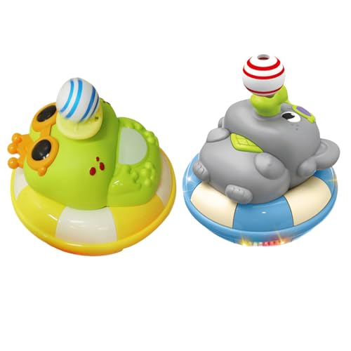 Qkbuza Kinderspielzeug Mit Licht | Blubberball Mit Sound Und Licht - Interaktives Lernspielzeug Mit Drehender Elefant Figur Ab 3 Jahren Für Vorschulkinder Mädchen von Qkbuza