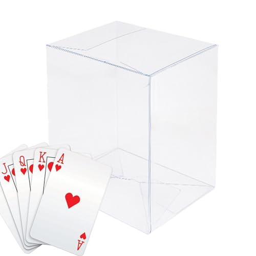 Qkbuza Tarotdeck-Box – Tragbarer Tarotkarten-Organizer aus PVC – Tischspiel-Zubehör, kratzfester Organizer für Familientreffen, Outdoor, Schule Qkbuza Tarotdeck-Box – Tragbarer Tarotkarten-Organizer aus PVC – Tischspiel-Zubehör, kratzfester Organizer für Familientreffen, Outdoor, Schule von Qkbuza