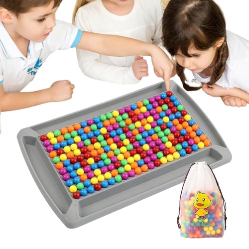 Qkbuza Tischspiele | Regenbogen Kugel Eliminierungsspiel - Interaktives Strategiespiel Für Kinder Mädchen Familie Erwachsene Reise Party Geburtstag von Qkbuza