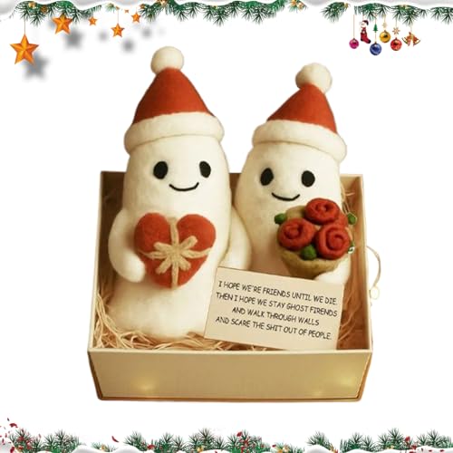 Qkbuza Weihnachts Geist Plüschtier,Weich Niedlich Emotional,Niedlicher Weihnachtsgeist Plüschtier Für Freundschaft - Für Feiertag Geburtstag Party Büro Zuhause Zimmer Auto Schreibtisch Schule Wohnheim Qkbuza Weihnachts Geist Plüschtier,Weich Niedlich Emotional,Niedlicher Weihnachtsgeist Plüschtier Für Freundschaft - Für Feiertag Geburtstag Party Büro Zuhause Zimmer Auto Schreibtisch Schule Wohnheim von Qkbuza
