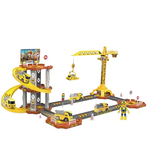 QmjdDymx 1 Set Car Garage Toy, 3 -Layer -Spielzeugauto -Rampenstrecke mit Heliport Easy Assembly Toy Car Ramp mit Launcher Interactive Developmental Toy für Jungen, Set 2 QmjdDymx 1 Set Car Garage Toy, 3 -Layer -Spielzeugauto -Rampenstrecke mit Heliport Easy Assembly Toy Car Ramp mit Launcher Interactive Developmental Toy für Jungen, Set 2 von QmjdDymx