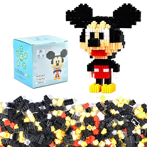 Qooloo Miniatur Bausteine Puzzle, Cartoon Nano Building Blocks, 3D Modell Classic Cartoon Block Figuren Spielzeug, Mini Blocks für Jugendliche und Erwachsene, Preise, Geburtstagsgeschenke von Qooloo