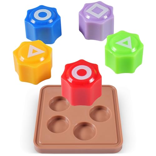 Qooloo 10 pcs+2 Base Traditional Korean Game,2025 Korean Folk Game Set,Jack Stone Pebbles Set, Klassischer Hand Auge Koordinationsspaß, Steine Spiel Set(12 Pack) von Qooloo