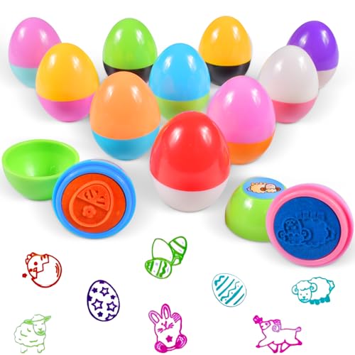 Qooloo 6 Stück Ostereier Stempel, Stempelset Kinder Tiere, Osterei Kinderstempel, Ostern Stempel Set Briefmarken Geschenke Spielzeug Dekoration Briefmarken für Kinder Qooloo 6 Stück Ostereier Stempel, Stempelset Kinder Tiere, Osterei Kinderstempel, Ostern Stempel Set Briefmarken Geschenke Spielzeug Dekoration Briefmarken für Kinder von Qooloo