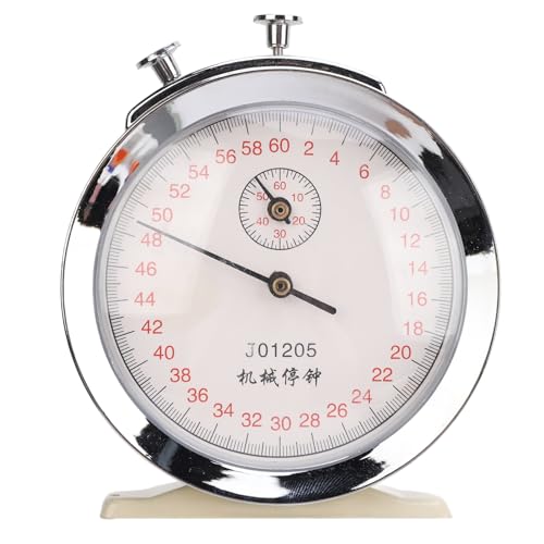 Mechanische Stoppuhr von Qotolith, genaues Timing von 0,2S -Skala, Wetter, Leicht, für Sport, Experimente, Radfahren und Workouts Mechanische Stoppuhr von Qotolith, genaues Timing von 0,2S -Skala, Wetter, Leicht, für Sport, Experimente, Radfahren und Workouts von Qotolite