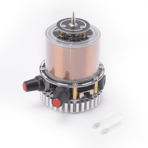 Qotolith Mini Coil Bluetooth -Lautsprecher, Musik -ARC -Wiedergabe, LED Light Show Display für STEM -Enthusiasten und Tech -Sammler Qotolith Mini Coil Bluetooth -Lautsprecher, Musik -ARC -Wiedergabe, LED Light Show Display für STEM -Enthusiasten und Tech -Sammler von Qotolite