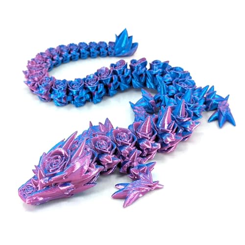 Qottmez 3D Drache, Drachenei mit Drache (Blauviolett) von Qottmez