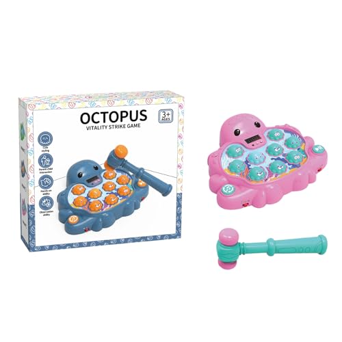 Qoukonao Hammerspielzeug | Spielzeug Für Kinder - Oktopus Form Hand-Auge-Koordination Spielzeug Für Zuhause Unterwegs Entwicklung Fertigkeiten Vorschulkinder Qoukonao Hammerspielzeug | Spielzeug Für Kinder - Oktopus Form Hand-Auge-Koordination Spielzeug Für Zuhause Unterwegs Entwicklung Fertigkeiten Vorschulkinder von Qoukonao