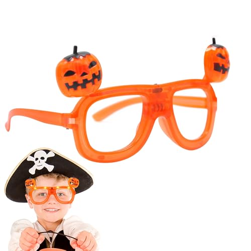 Qoukonao LED Sonnenbrille - Halloween Brille,Kürbis Motiv Neuheit - Fotoaccessoires Für Erwachsene Kinder Feste Familienfeiern Karneval Feier Qoukonao LED Sonnenbrille - Halloween Brille,Kürbis Motiv Neuheit - Fotoaccessoires Für Erwachsene Kinder Feste Familienfeiern Karneval Feier von Qoukonao