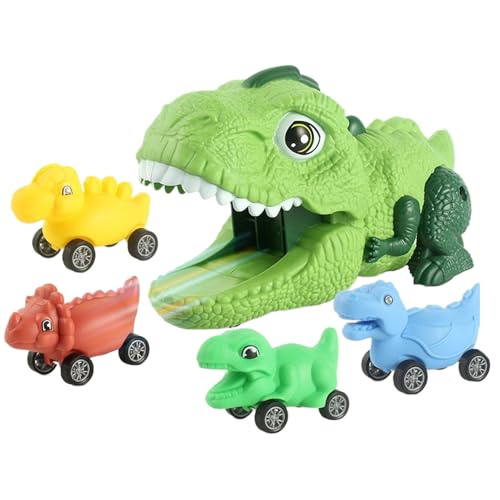 Qoukonao Truck Spielzeug, Trägheitsgleitendes saurier Fahrzeugmodell, Interaktives Fahrzeugmodell, für Geburtstag, Neujahr, Kindertag, Weihnachten, Partys, Kleinkinder, und Mädchen von Qoukonao