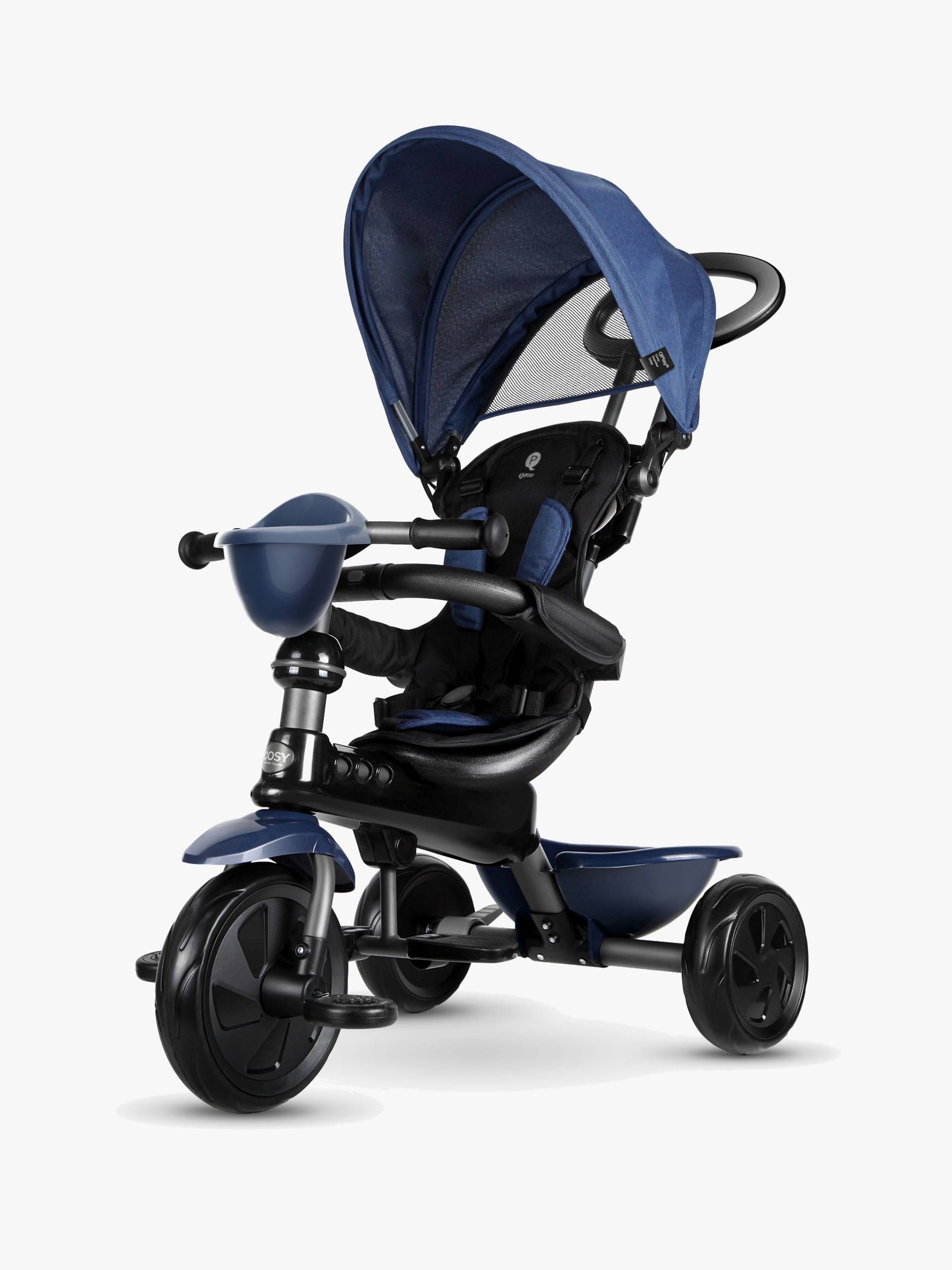 QPlay Cosy 4-in-1 Dreirad, Blau von Qplay