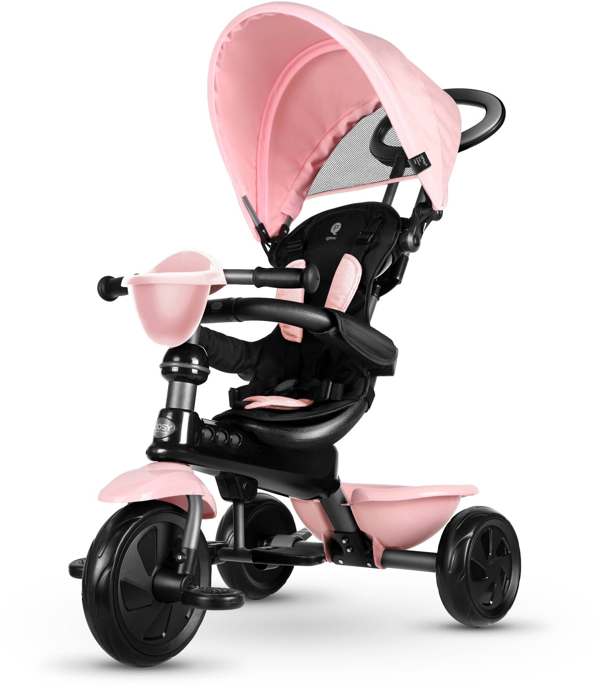 QPlay Cosy 4-in-1 Dreirad, Rosa QPlay Cosy 4-in-1 Dreirad, Rosa von Qplay