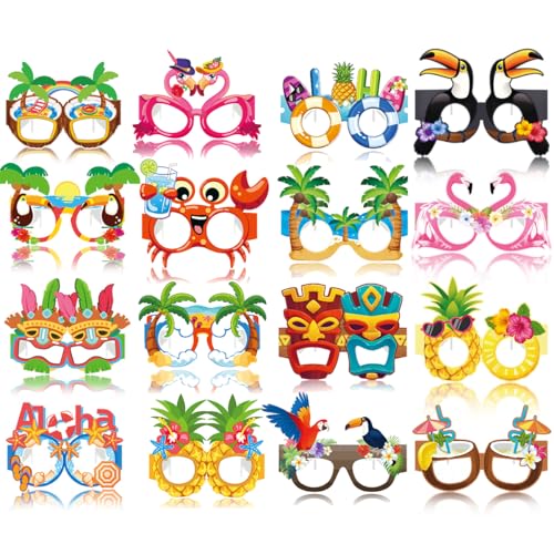 Qpout 32 Stück Strand Pool Party Sonnenbrillen Dekor Hawaiianische Sonnenbrillen Tropische Papier-Sonnenbrillen für Strandpartys Sommer Luau Dekor Fotoautomaten Requisiten und Partygeschenke Qpout 32 Stück Strand Pool Party Sonnenbrillen Dekor Hawaiianische Sonnenbrillen Tropische Papier-Sonnenbrillen für Strandpartys Sommer Luau Dekor Fotoautomaten Requisiten und Partygeschenke von Qpout