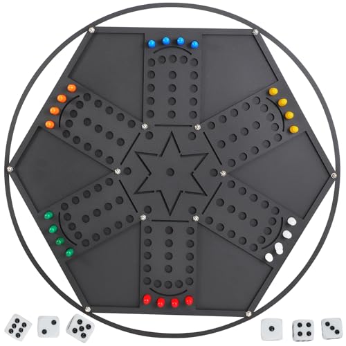 Qryovsa Wahoo-Marmor-Brettspiel, 53,3 cm, Wandmontage, 2–6 Spieler, Familie, Freunde, Party, Schnellspur, Verschlimmerung, Strategiespiel, Metall-Wanddekoration, Spiel, Innenspiele Qryovsa Wahoo-Marmor-Brettspiel, 53,3 cm, Wandmontage, 2–6 Spieler, Familie, Freunde, Party, Schnellspur, Verschlimmerung, Strategiespiel, Metall-Wanddekoration, Spiel, Innenspiele von Qryovsa