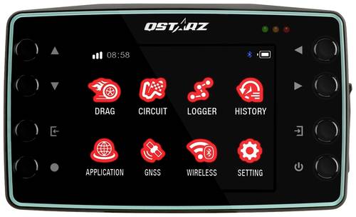 Qstarz LT-8000GT GPS Laptimer Fahrzeugtracker Schwarz von Qstarz