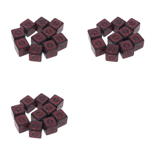Qsvbeeqj 10 PCS Square Haben Sechsseitige Dices Rollenspiele Spiele Dices Math Counting Teaching Tool Für Brettspiel Partyspiele Für Kinder Verabschiedet von Qsvbeeqj