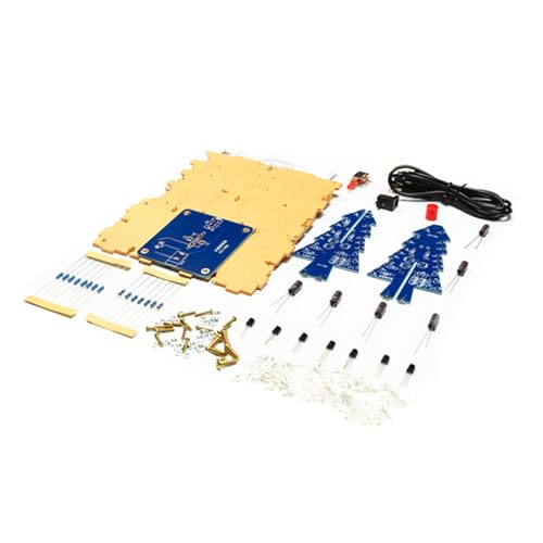 3D-Weihnachtsbaum, LED-Schaltung, Löten, Praxis, elektronische Wissenschaft, Montage blinkende LED 3D-Weihnachtsbaum, LED-Schaltung, Löten, Praxis, elektronische Wissenschaft, Montage blinkende LED von Qsvbeeqj
