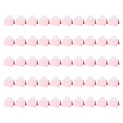 50 x Hochzeitstischnamenskarten für Junggesellinnenabschied, 50 Tischkarten für Hochzeit, Hochzeit, Weihnachten, Bankett, Party von Qsvbeeqj