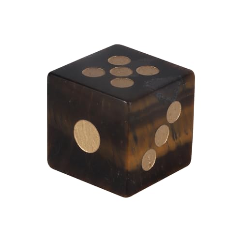 6-seitiges Set aus natürlichem Kristall für Tischspiele, RPG-Zubehör mit runden Ecken und glatten Oberflächen, sechsseitige Würfel, runde Ecken 6-seitiges Set aus natürlichem Kristall für Tischspiele, RPG-Zubehör mit runden Ecken und glatten Oberflächen, sechsseitige Würfel, runde Ecken von Qsvbeeqj