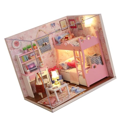 Bildungsspielzeugschlafzimmer Enthält Vorgeschnittene Holzstücke LED LED LEGING MODELLELGEBORENTEN 12+ Miniaturraum Mit Elektronischen Anweisungen Bildungsspielzeugschlafzimmer Enthält Vorgeschnittene Holzstücke LED LED LEGING MODELLELGEBORENTEN 12+ Miniaturraum Mit Elektronischen Anweisungen von Qsvbeeqj