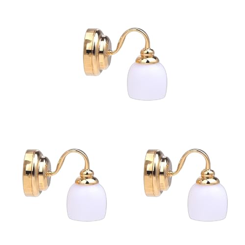 Dollhouses LED Wandlampe 1/12 Miniaturmöbel Wandleuchte Für Innenausstattung Zubehör Innenminiatur Home Dekore von Qsvbeeqj