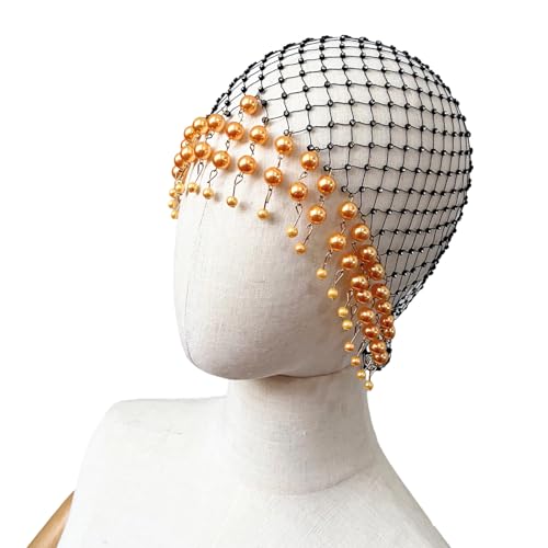Handgefertigtes Haarteil mit hohlen Quasten, Haarschmuck für Frauen mit zarter Textur und sicherer Passform für Hochzeiten und Partys von Qsvbeeqj