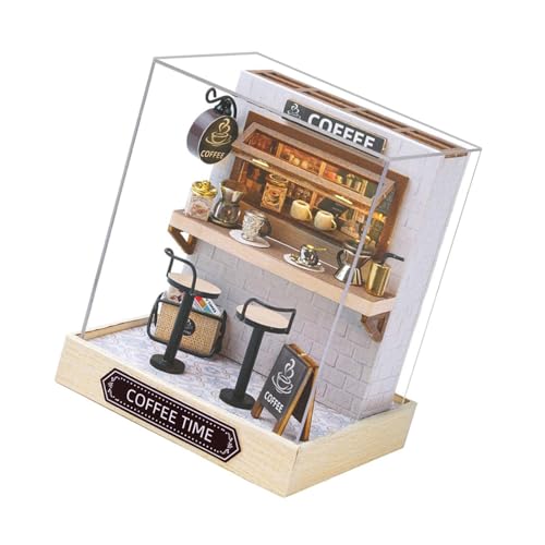 Handgefertigtes Holz Miniatur Ladenmodell Für Erwachsene Entspannte Hobbyprojekt Kreatives Zimmer Entspannung Holz Puzzle Haus von Qsvbeeqj
