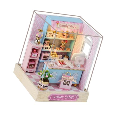 Handgefertigtes Holz Miniatur Ladenmodell Für Erwachsene Entspannte Hobbyprojekt Kreatives Zimmer Entspannung Holz Puzzle Haus von Qsvbeeqj