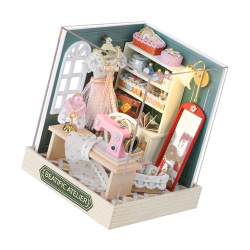 Handgefertigtes Holz Miniatur Ladenmodell Für Erwachsene Entspannte Hobbyprojekt Kreatives Zimmer Entspannung Holz Puzzle Haus von Qsvbeeqj