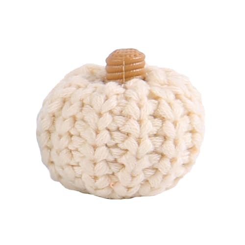 Künstlicher Kürbis, gehäkelt, Ernte, Herbst, Erntedankfest, Tischdekoration, kleiner Kürbis, Ernte Kürbis in Miniaturform von Qsvbeeqj