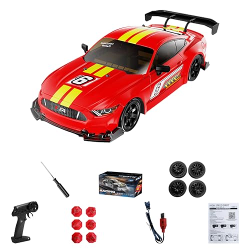 Qsvbeeqj 1/16 Onroad Fernbedienung Drift Car Für Erwachsene Kinder Elektronisches Auto 4WD Voller Anteil Wettbewerbsfähiger Autospielzeug Für Sammler Qsvbeeqj 1/16 Onroad Fernbedienung Drift Car Für Erwachsene Kinder Elektronisches Auto 4WD Voller Anteil Wettbewerbsfähiger Autospielzeug Für Sammler von Qsvbeeqj
