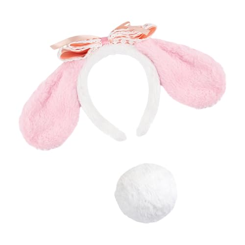 Qsvbeeqj 1/2/3-teiliges Hundekostüm-Zubehör-Set mit Hundeohren, Stirnband, Schwanz, Tutus, Rock, Zubehör-Set, Kinder-Tierverkleidungs-Set Qsvbeeqj 1/2/3-teiliges Hundekostüm-Zubehör-Set mit Hundeohren, Stirnband, Schwanz, Tutus, Rock, Zubehör-Set, Kinder-Tierverkleidungs-Set von Qsvbeeqj